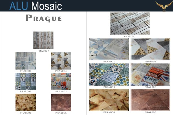 Gạch Mosaic Mặt Alu PRAQUE