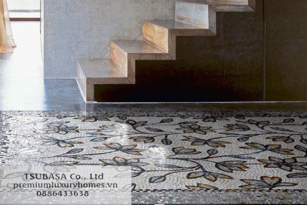 Trang điểm không gian lộng lẫy với các mẫu gạch mosaic cao cấp