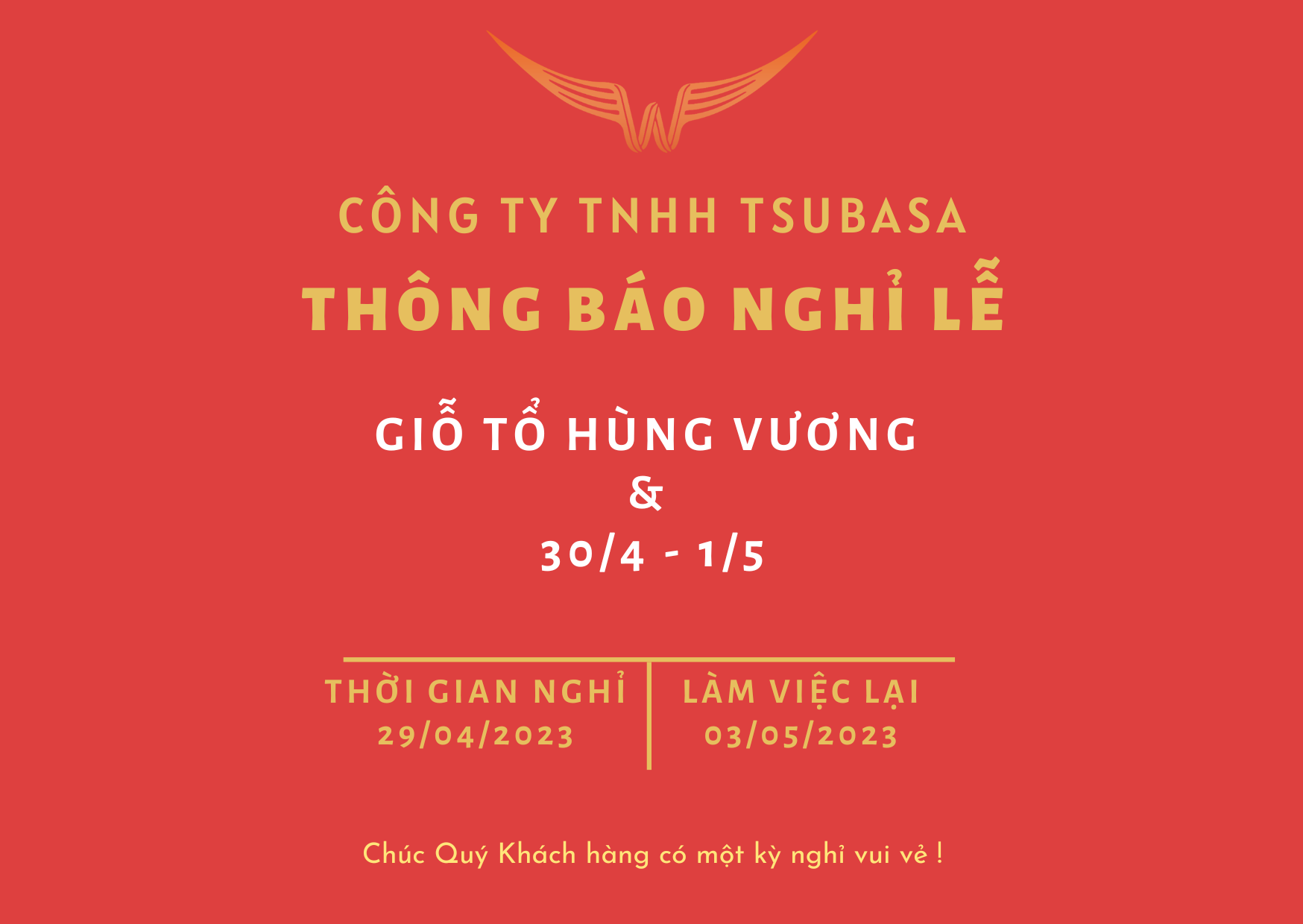 Nghỉ lễ 30-4